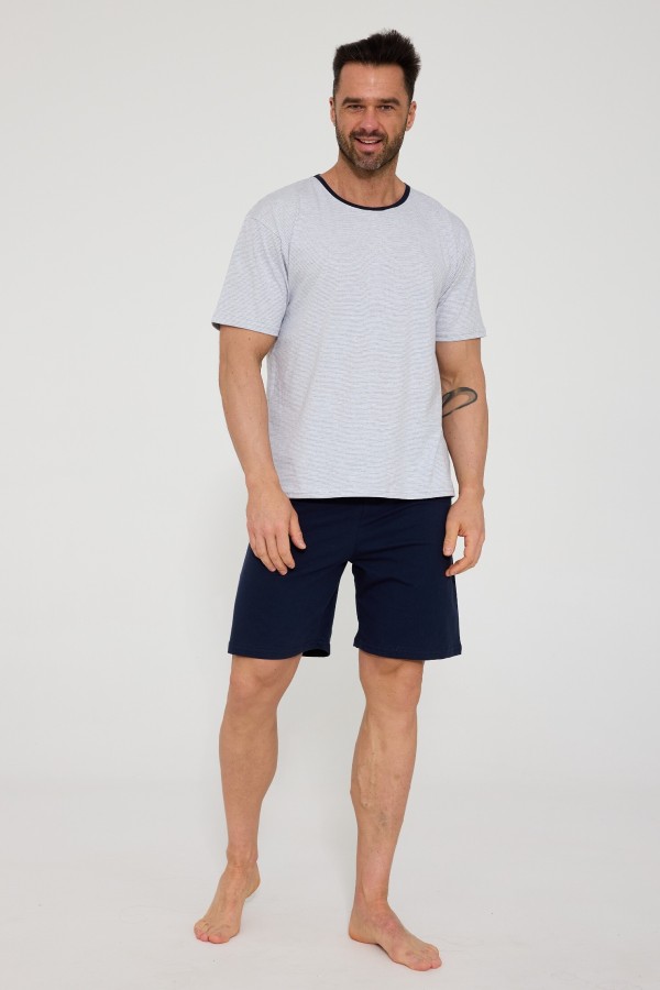 Pijama barbati Cornette 338/53 cu maneca scurta